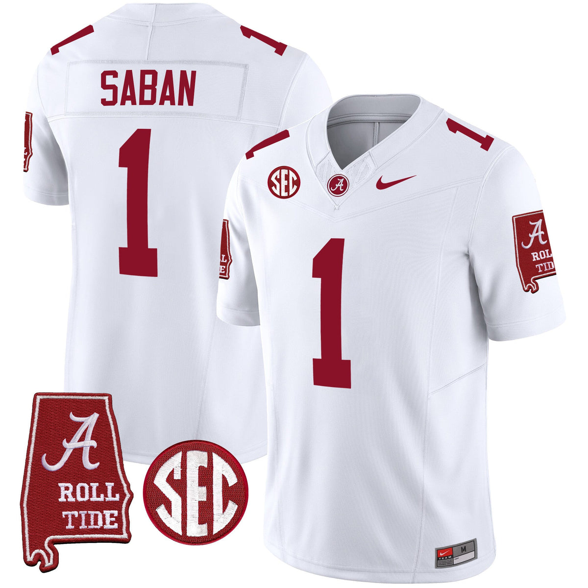 Men's Alabama Crimson Tide Vapor Limited Jersey V5 - Alabama Map - All Stitched - image 29