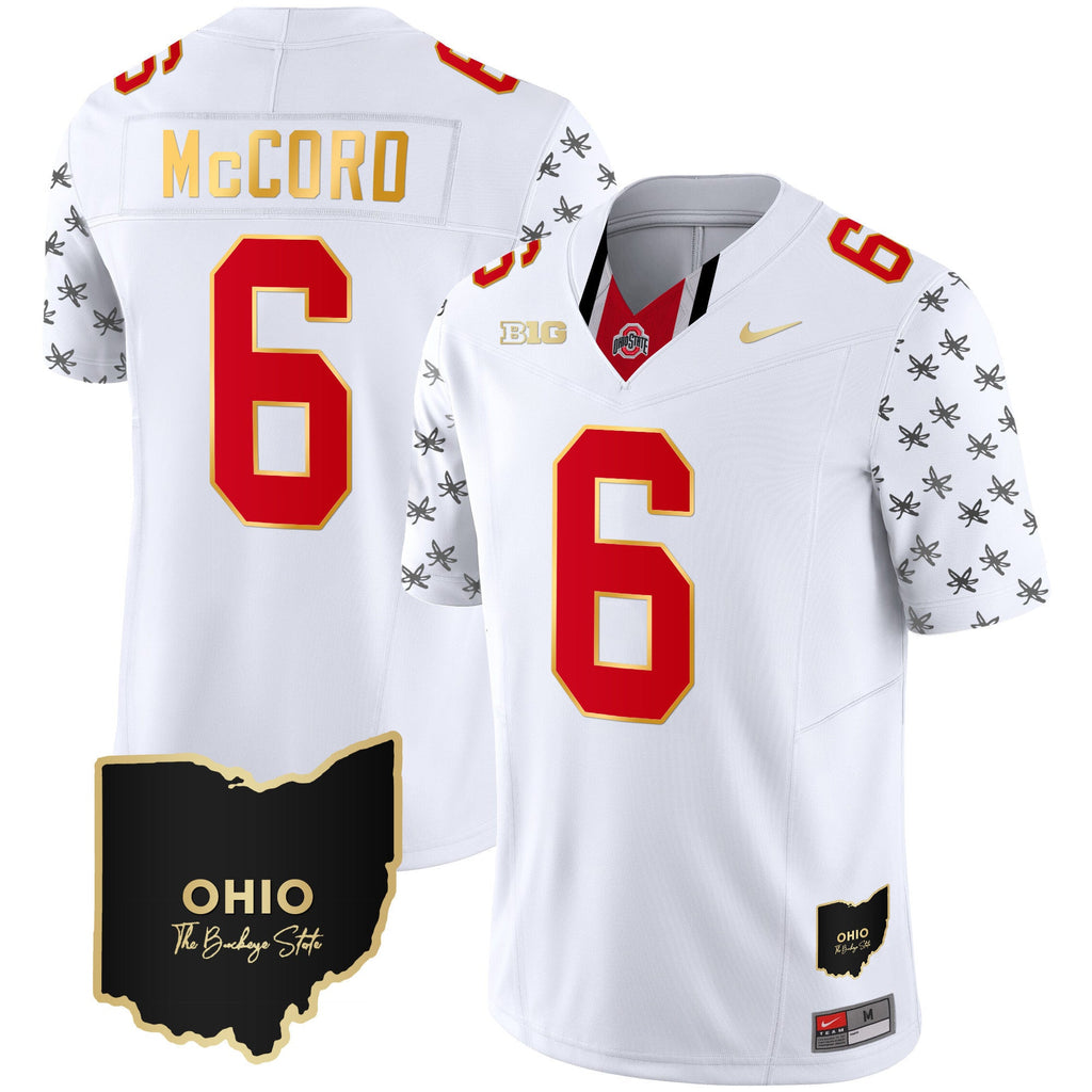 Men's Ohio State Buckeyes 2023 Alternate Gold Jersey - Stitched - image 12