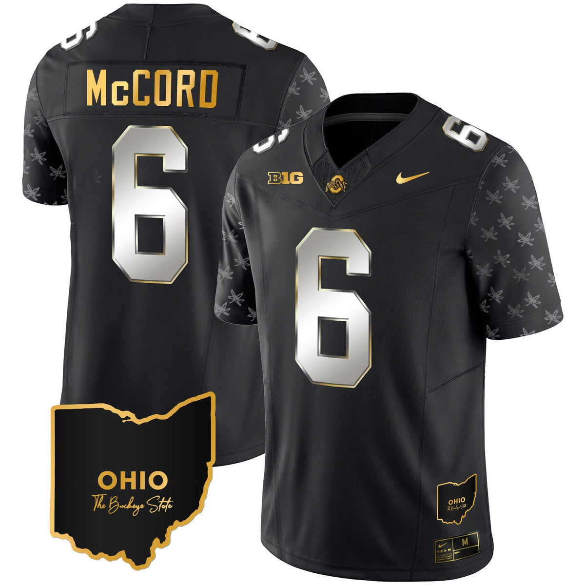 Men's Ohio State Buckeyes 2023 Alternate Gold Jersey - Stitched - image 19