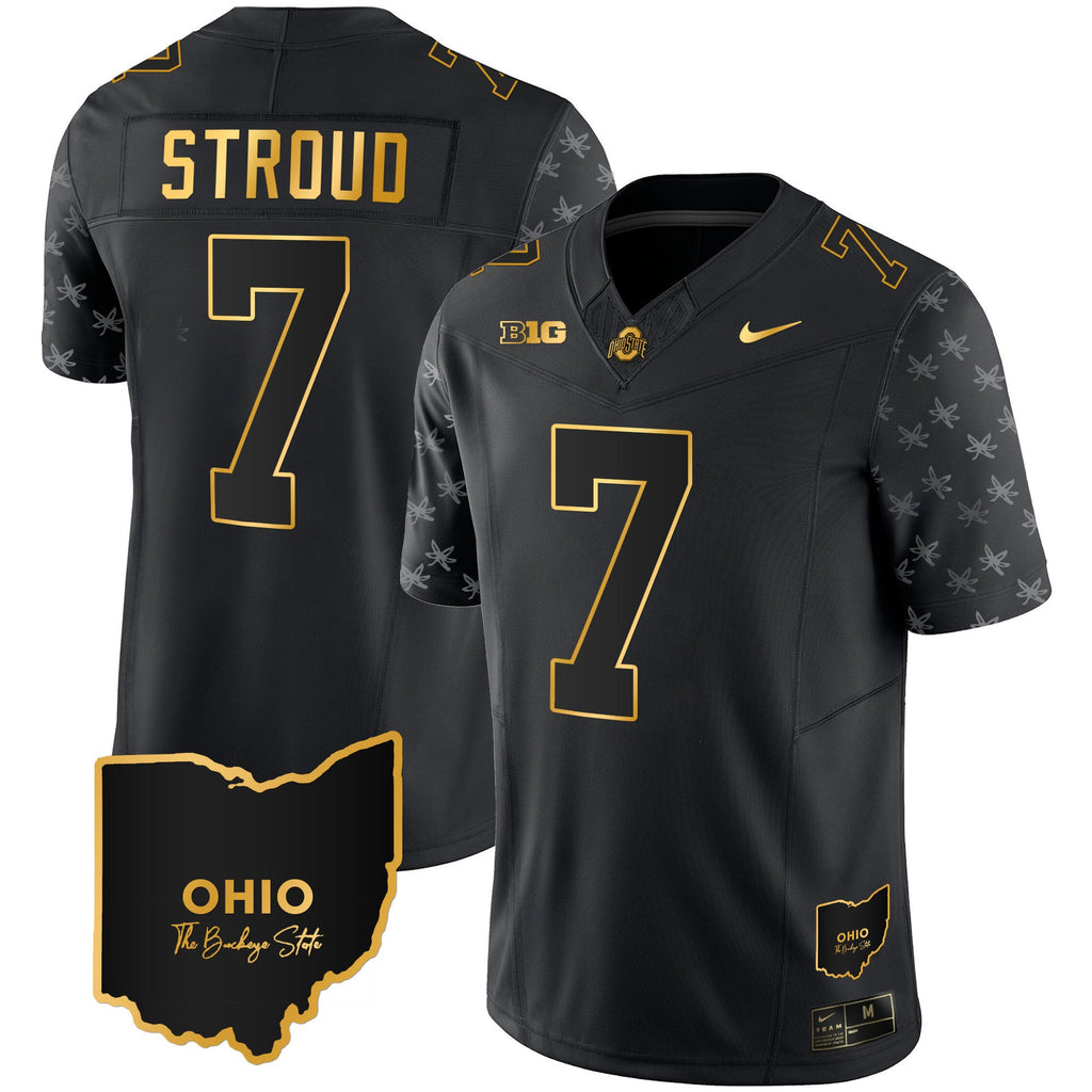 Men's Ohio State Buckeyes 2023 Alternate Gold Jersey - Stitched - image 23