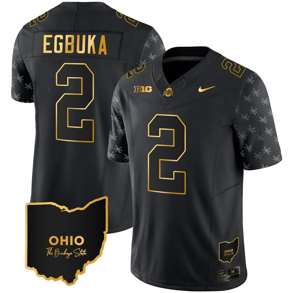 Men's Ohio State Buckeyes 2023 Alternate Gold Jersey - Stitched - image 25