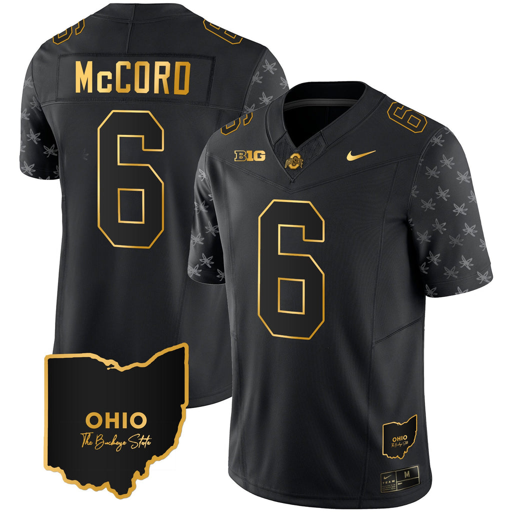 Men's Ohio State Buckeyes 2023 Alternate Gold Jersey - Stitched - image 26