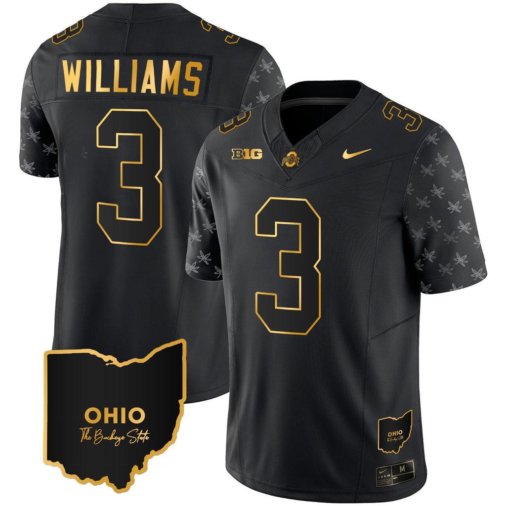 Men's Ohio State Buckeyes 2023 Alternate Gold Jersey - Stitched - image 27