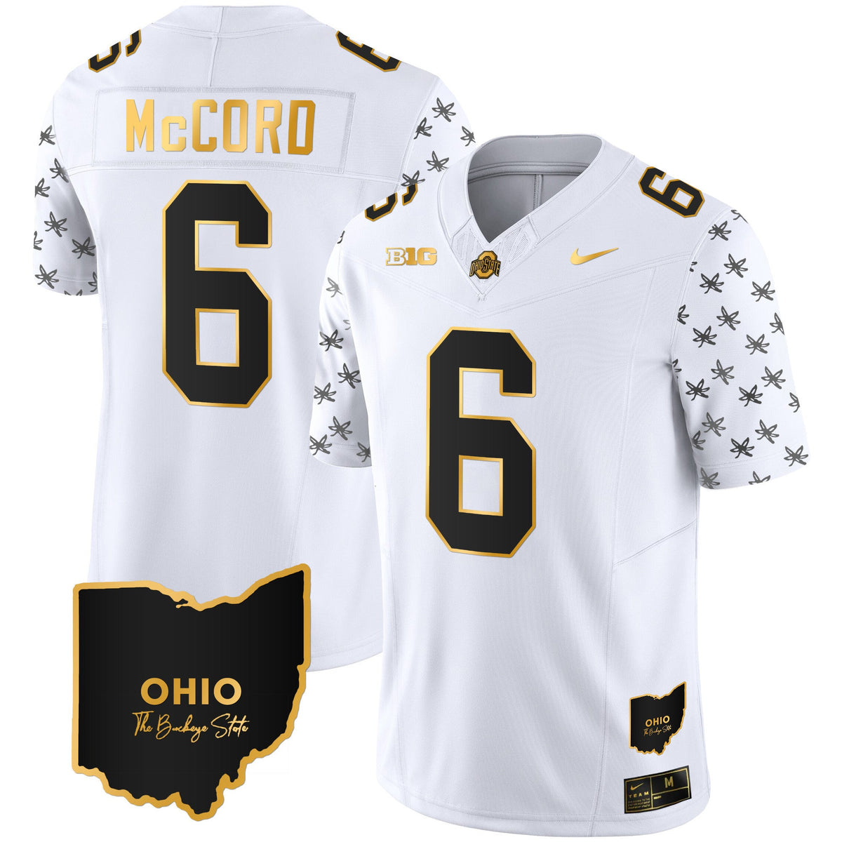 Men's Ohio State Buckeyes 2023 Alternate Gold Jersey - Stitched - image 33