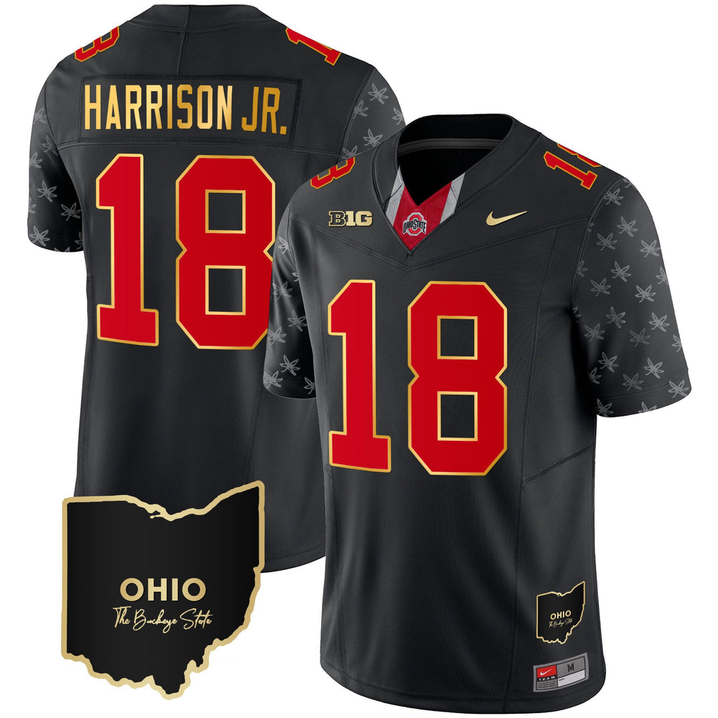 Men's Ohio State Buckeyes 2023 Alternate Gold Jersey - Stitched - image 1