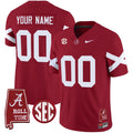 Alabama Crimson Tide Vapor Limited Custom Jersey V6 - Alabama Map - All Stitched - image 1