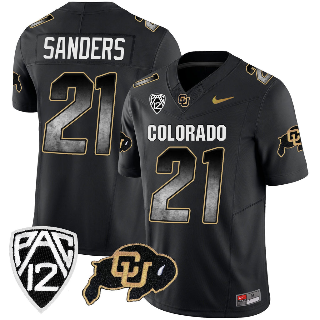 Men's Colorado Buffaloes Arch Smoke Vapor Jersey - All Stitched - image 10