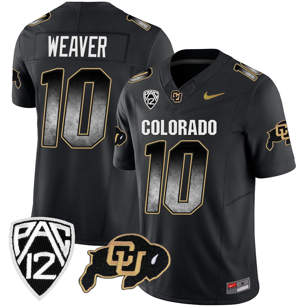 Men's Colorado Buffaloes Arch Smoke Vapor Jersey - All Stitched - image 12