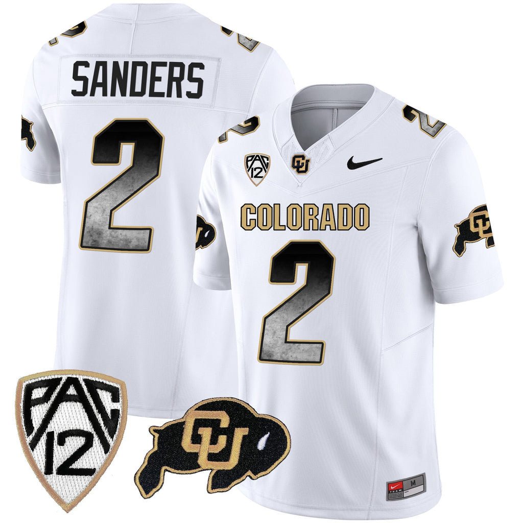 Men's Colorado Buffaloes Arch Smoke Vapor Jersey - All Stitched - image 15