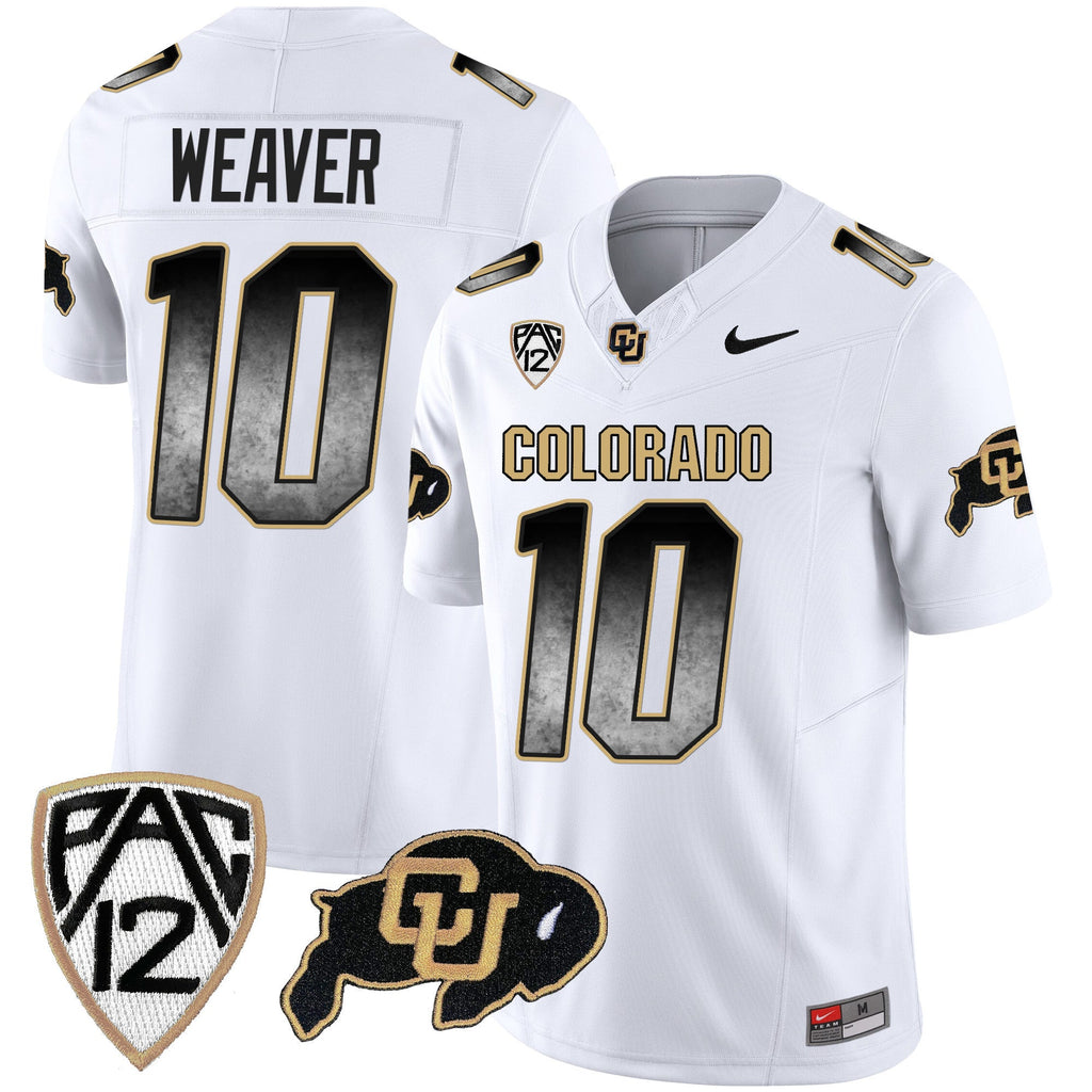 Men's Colorado Buffaloes Arch Smoke Vapor Jersey - All Stitched - image 19