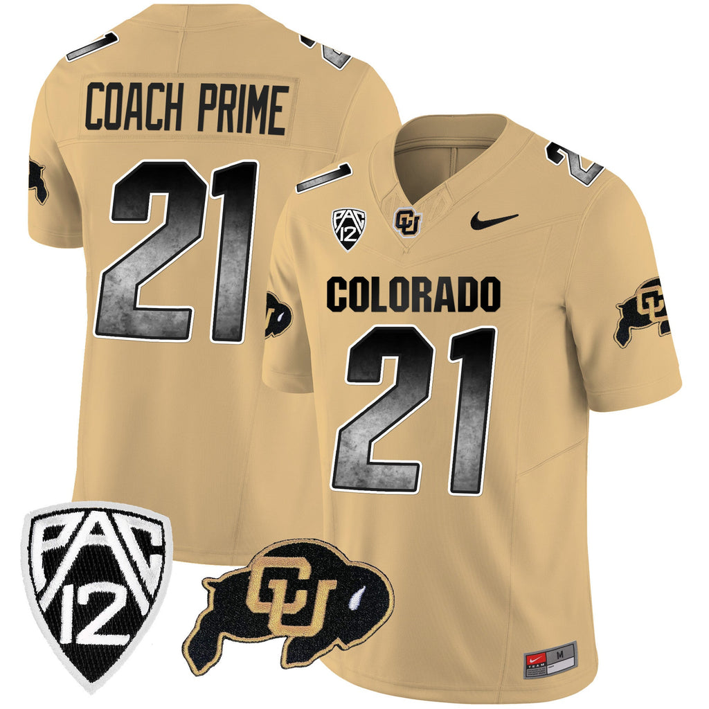 Men's Colorado Buffaloes Arch Smoke Vapor Jersey - All Stitched - image 34