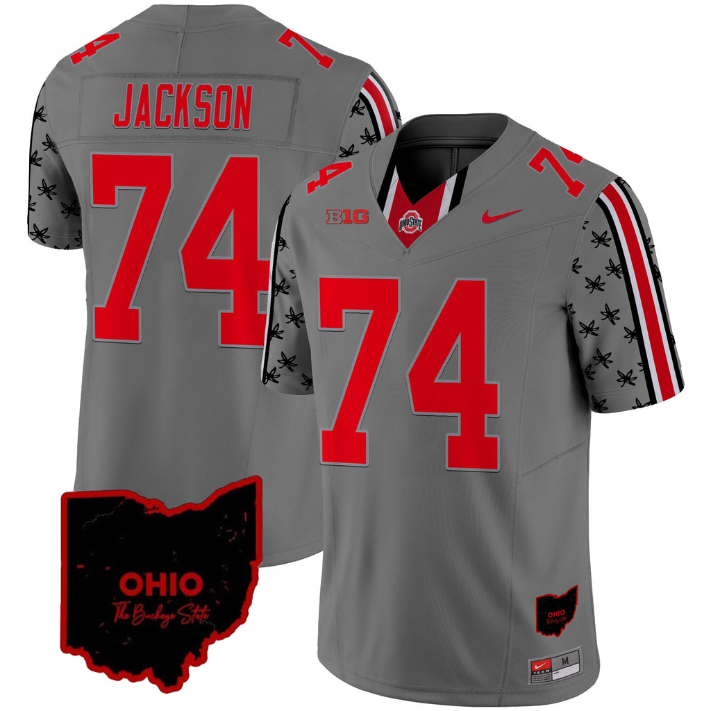 Men's Ohio State Buckeyes 2024 Home Patch Vapor Limited Jersey - All Stitched - image 25