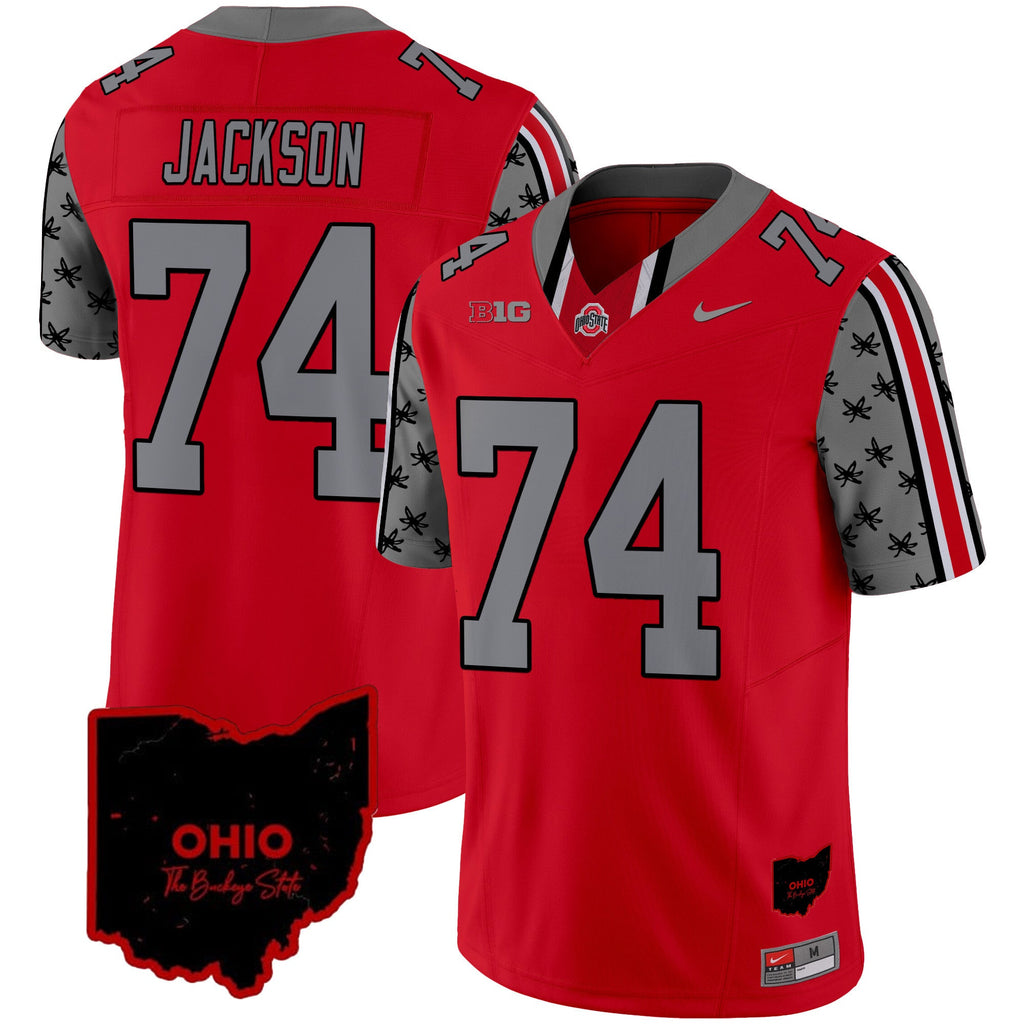Men's Ohio State Buckeyes 2024 Home Patch Vapor Limited Jersey - All Stitched - image 32