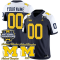 Michigan Wolverines CFP 2023 National Champions Patch Vapor Custom Jersey - All Stitched - image 1