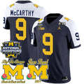 Men's Michigan Wolverines 2023 National Champions & Rose Bowl Patch Vapor Jersey - All Stitched - image 1