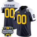 Michigan Wolverines 2023 National Champions Patch Vapor Custom Jersey V2 - All Stitched - image 1