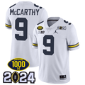 Men's Michigan Wolverines 1000 Wins & 2024 College Bowl Patch Vapor Limited Jersey - All Stitched - image 1