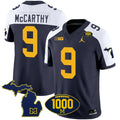 Men's Michigan Wolverines 1000 Wins Patch Vapor Jersey V3 - All Stitched - image 1