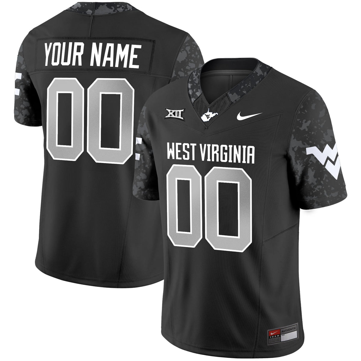 Custom West Virginia Mountaineers 2024 Vapor Limited Jersey V2 - All Stitched - image 1