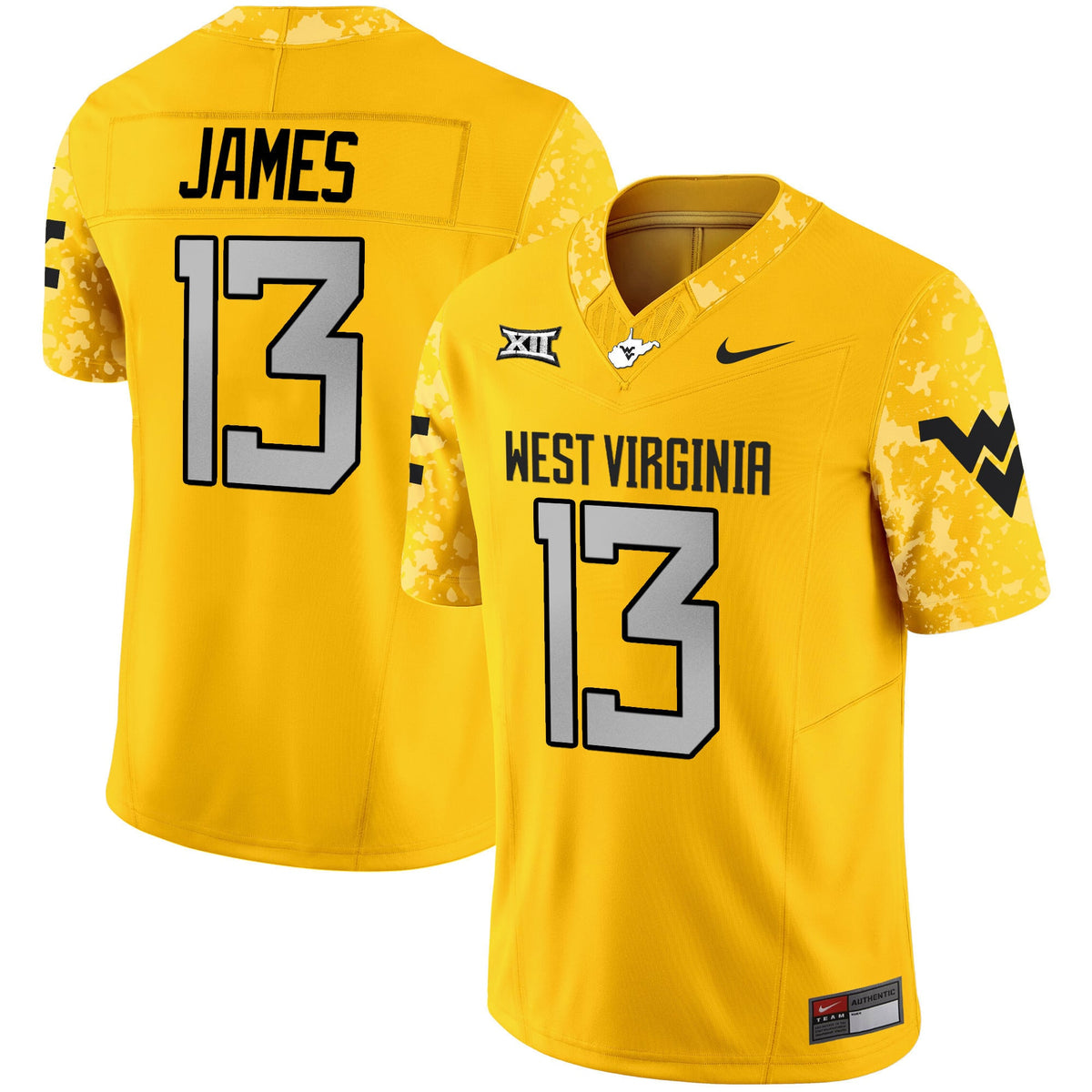 Men's West Virginia Mountaineers 2024 Vapor Limited Jersey V2 - All Stitched - image 12