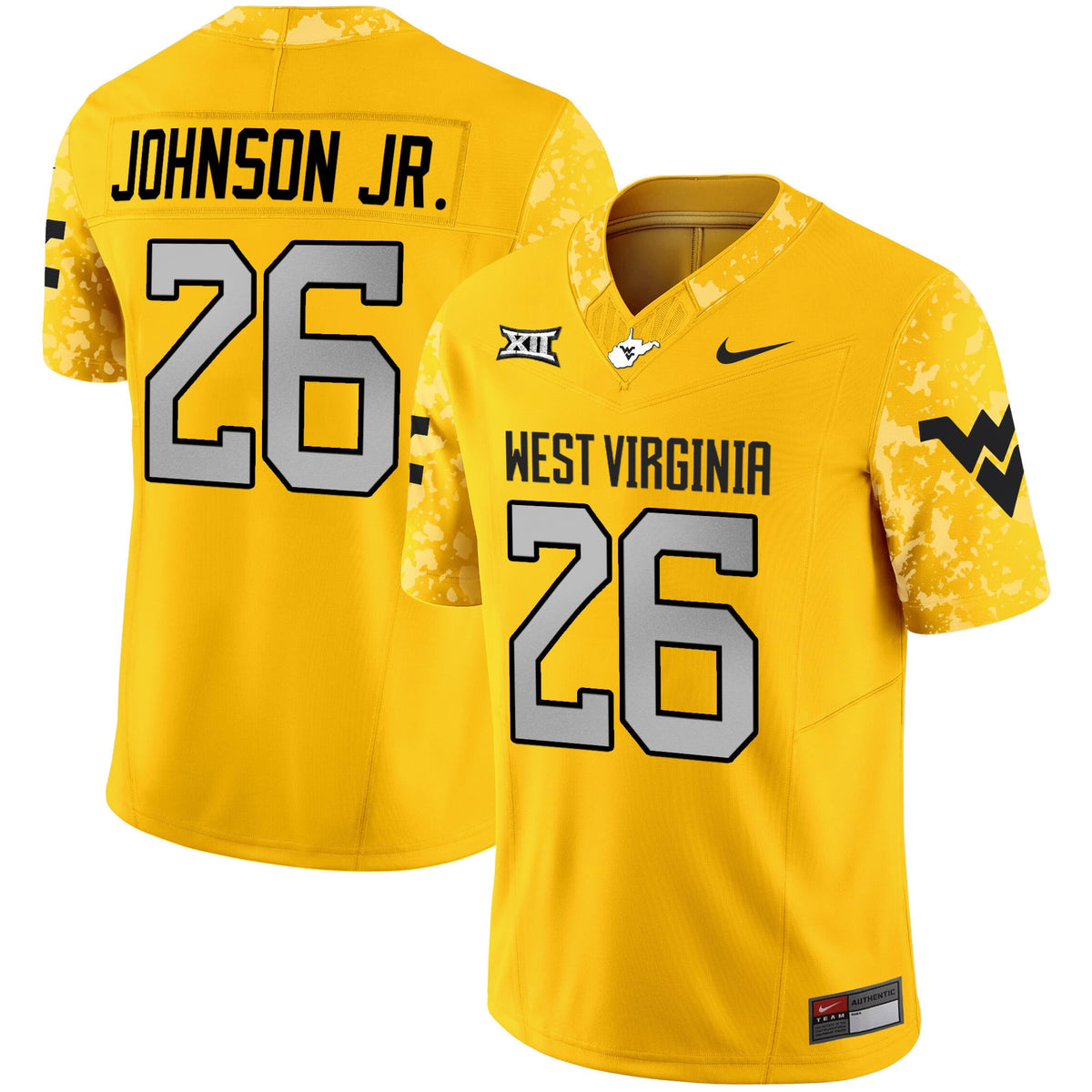 Men's West Virginia Mountaineers 2024 Vapor Limited Jersey V2 - All Stitched - image 14
