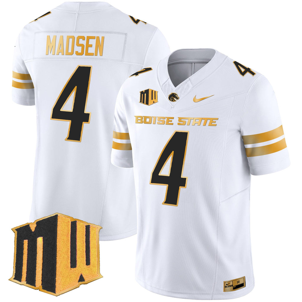 Men's Boise State Broncos 2024 Gold Vapor Limited Jersey - All Stitched - image 18