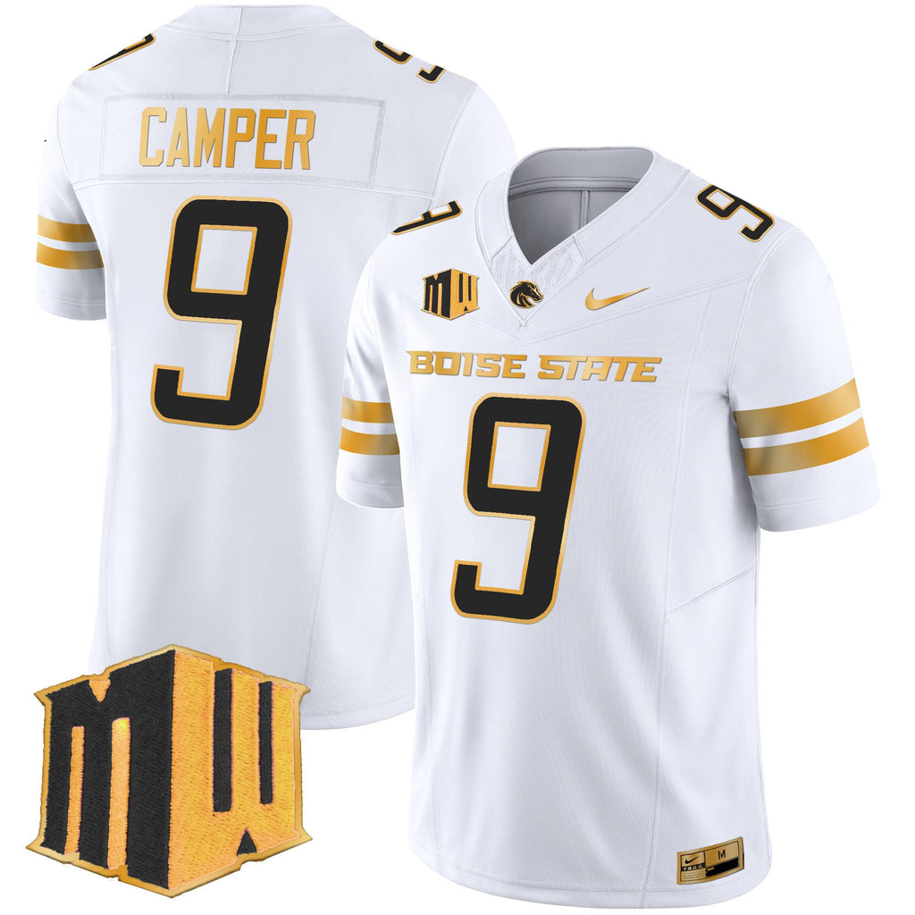 Men's Boise State Broncos 2024 Gold Vapor Limited Jersey - All Stitched - image 19