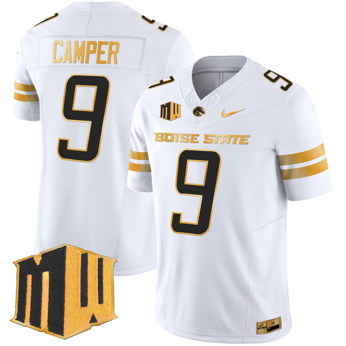 Men's Boise State Broncos 2024 Gold Vapor Limited Jersey - All Stitched - image 19