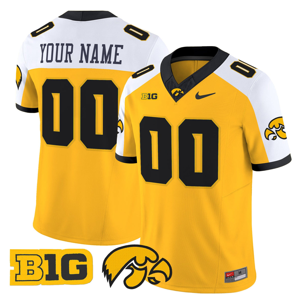 Iowa Hawkeyes 2024 Vapor Limited Custom Jersey - All Stitched - image 2