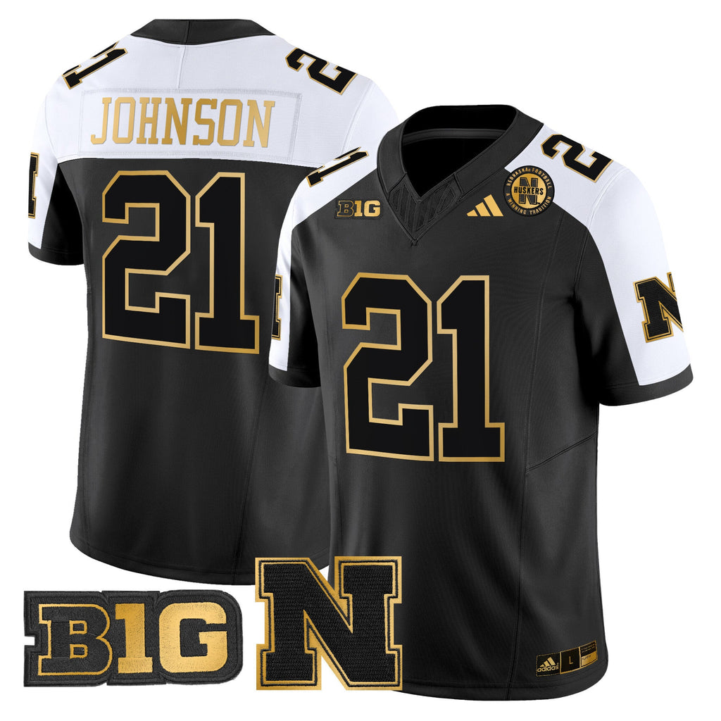 Men's Nebraska Cornhuskers 2024 Gold Vapor Limited Jersey - All Stitched - image 4