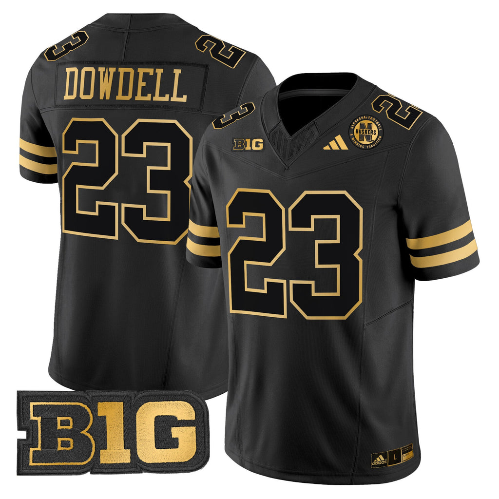 Men's Nebraska Cornhuskers 2024 Gold Vapor Limited Jersey - All Stitched - image 16