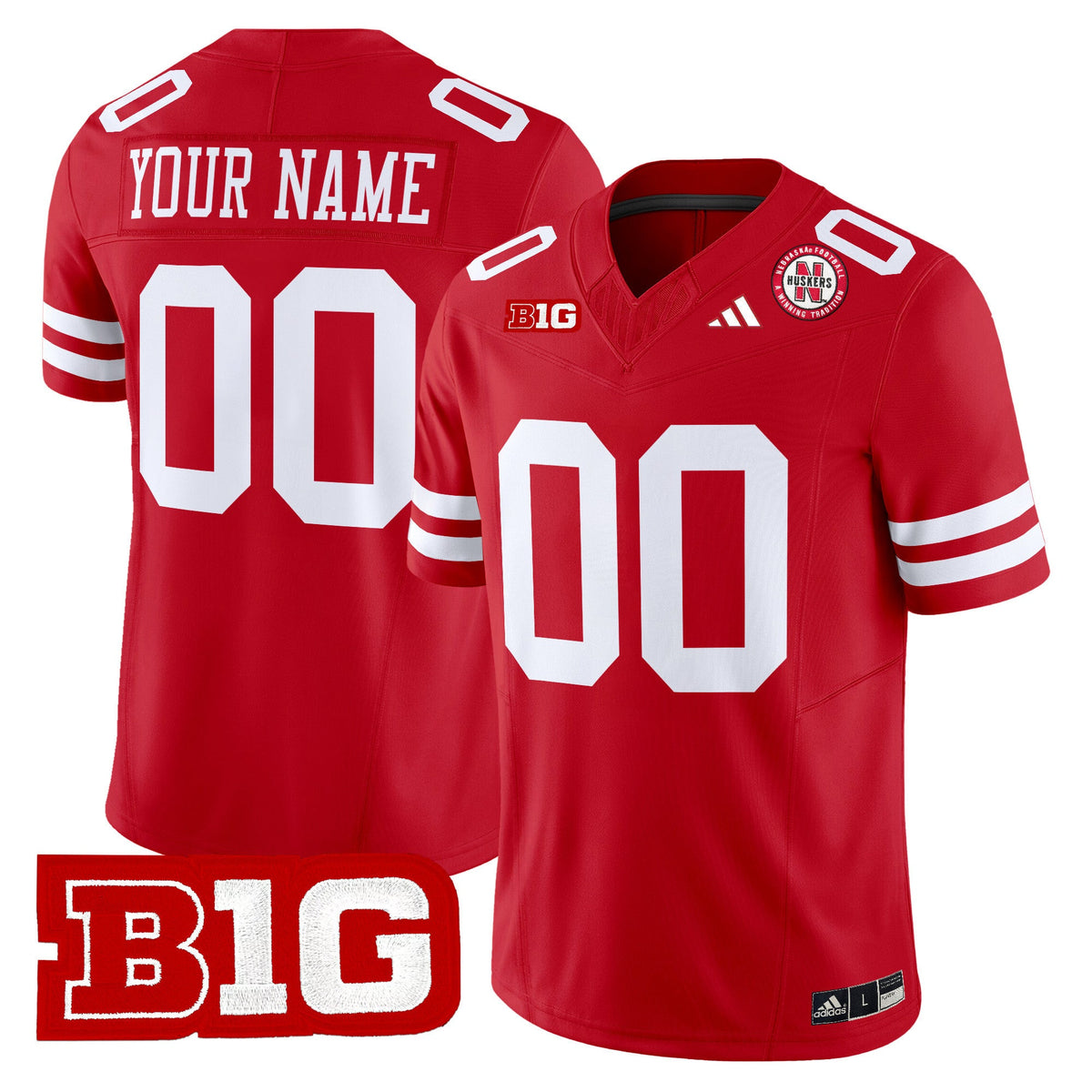 Nebraska Cornhuskers 2024 Vapor Limited Custom Jersey - All Stitched - image 3