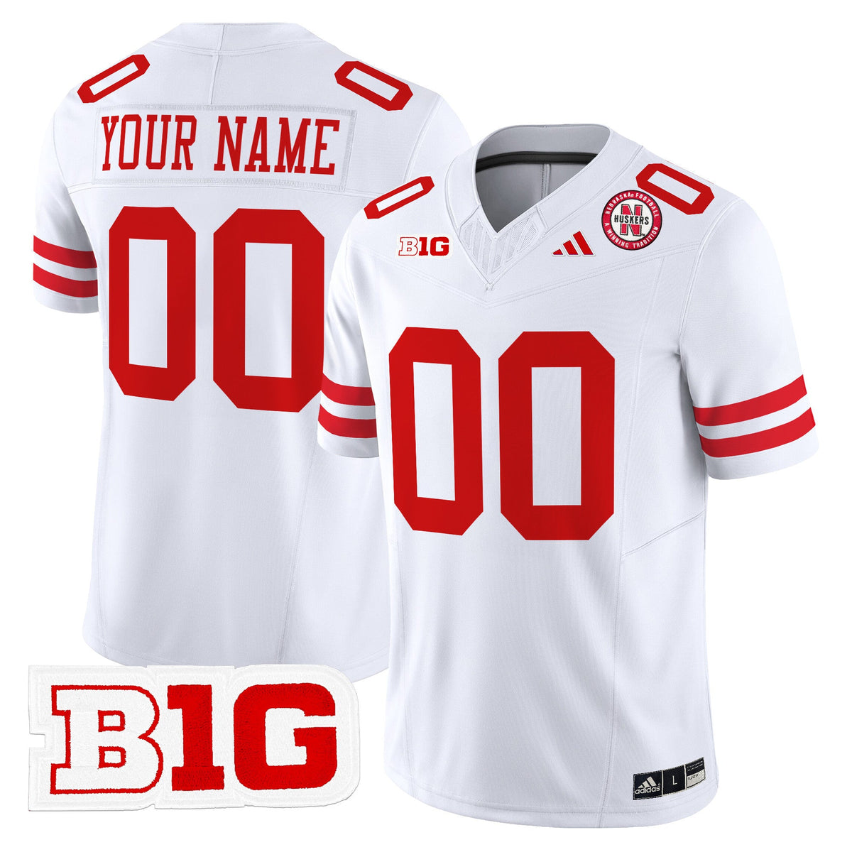Nebraska Cornhuskers 2024 Vapor Limited Custom Jersey - All Stitched - image 4