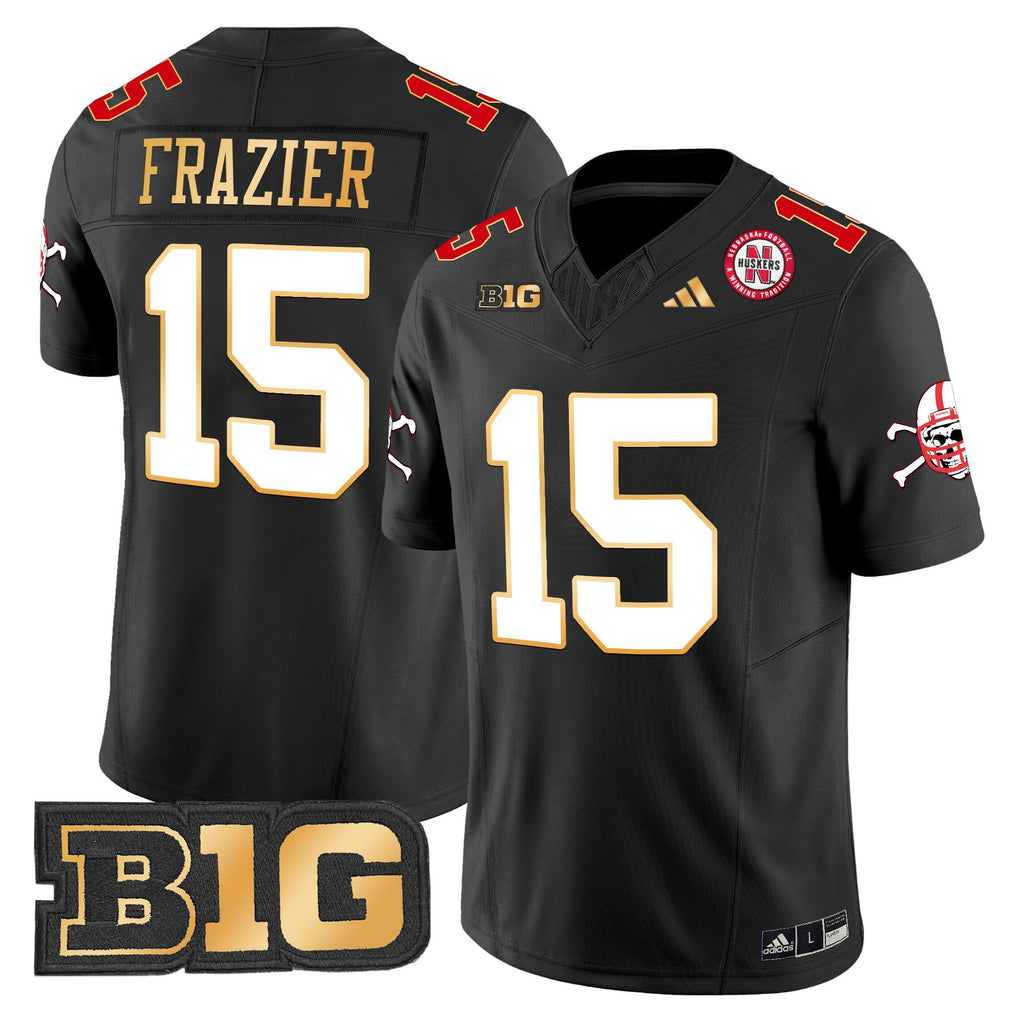 Men's Nebraska Cornhuskers 2024 Gold Trim Vapor Limited Jersey - All Stitched - image 33