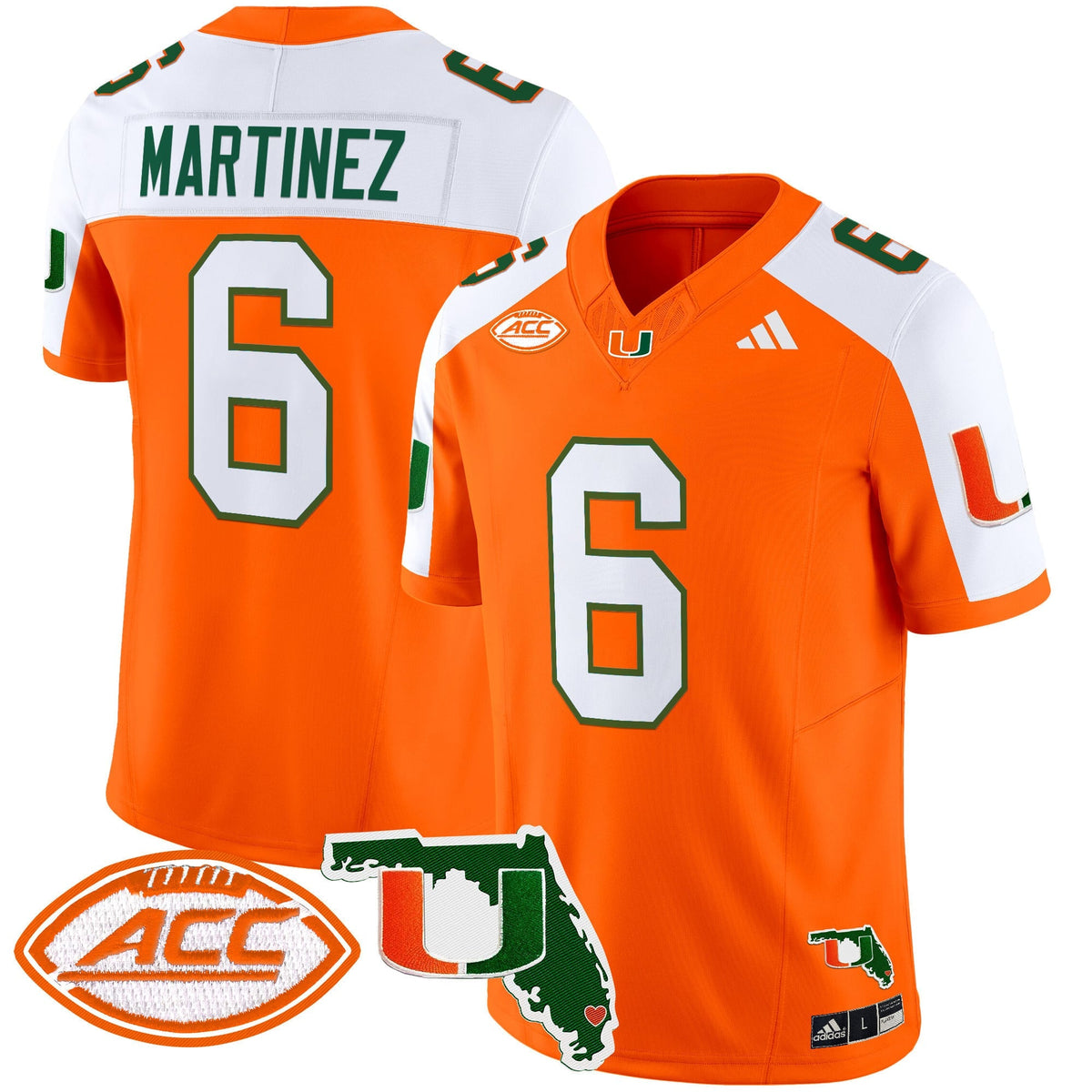 Men's Miami Hurricanes 2024 Florida Patch Vapor Limited Jersey - All Stitched - image 2
