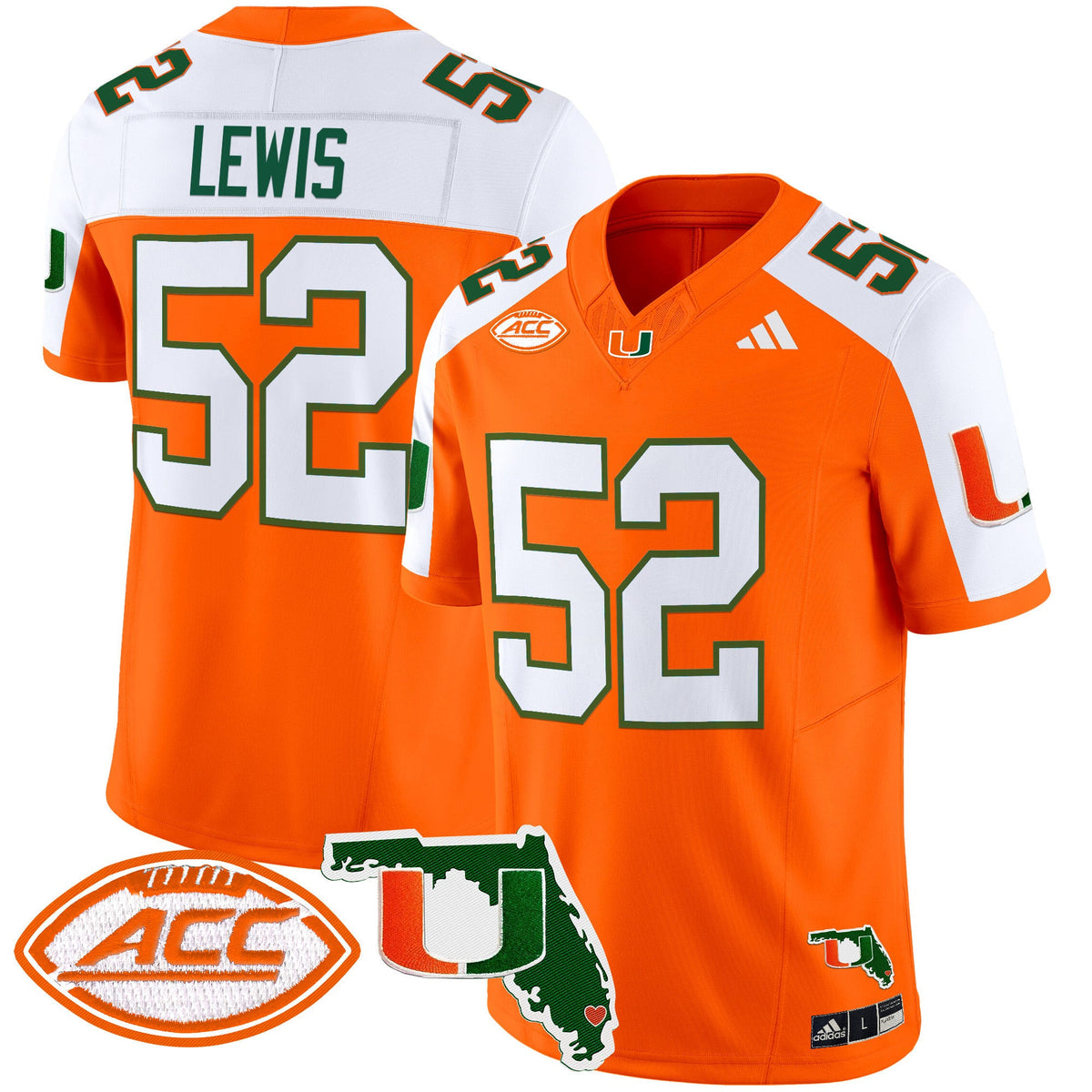 Men's Miami Hurricanes 2024 Florida Patch Vapor Limited Jersey - All Stitched - image 4