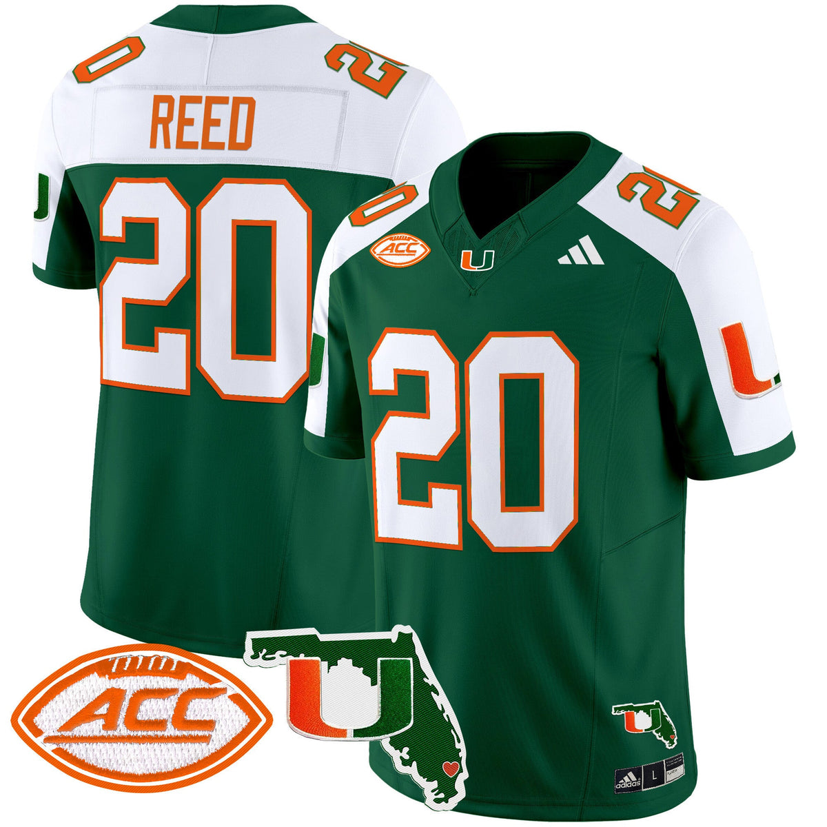 Men's Miami Hurricanes 2024 Florida Patch Vapor Limited Jersey - All Stitched - image 12