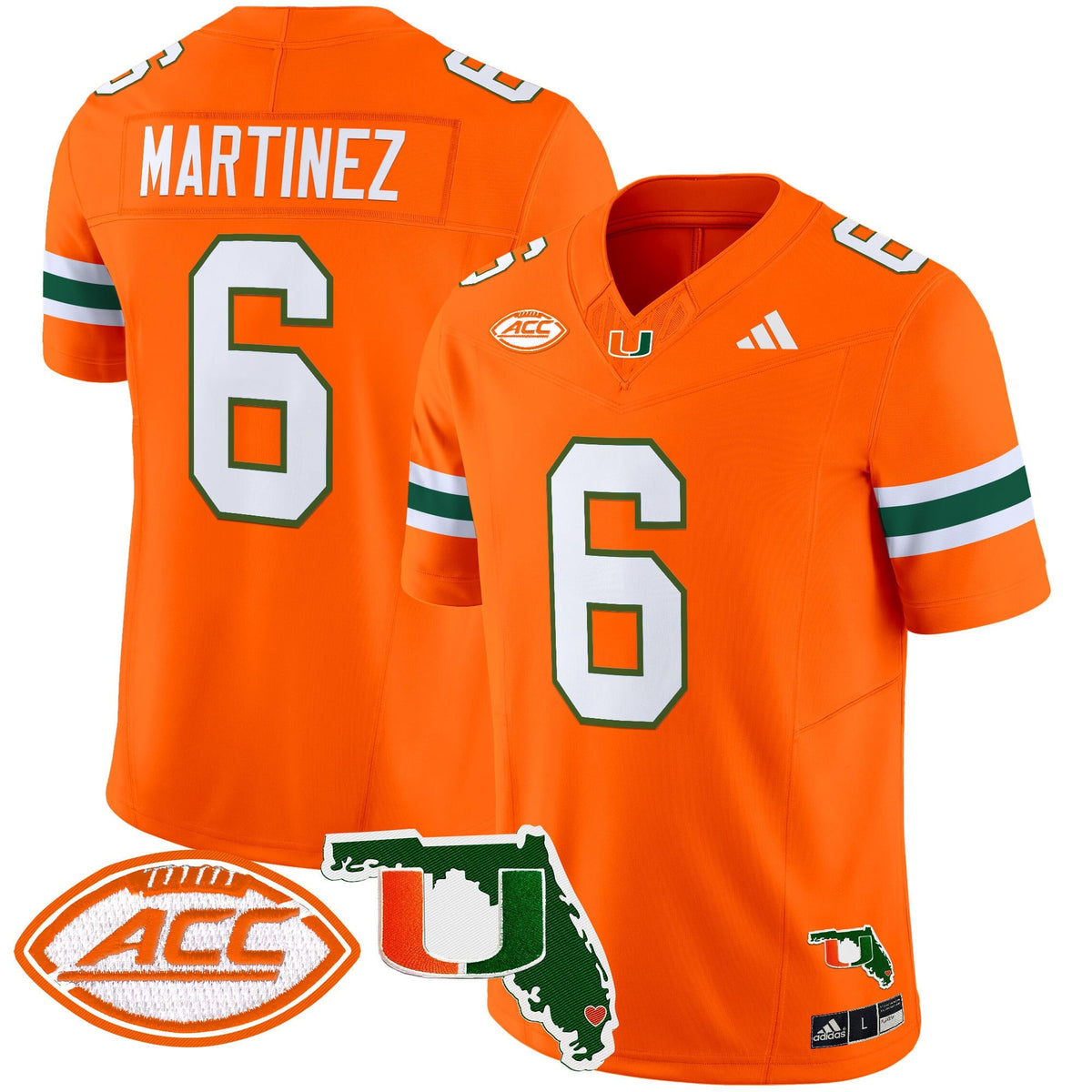 Men's Miami Hurricanes 2024 Florida Patch Vapor Limited Jersey - All Stitched - image 16