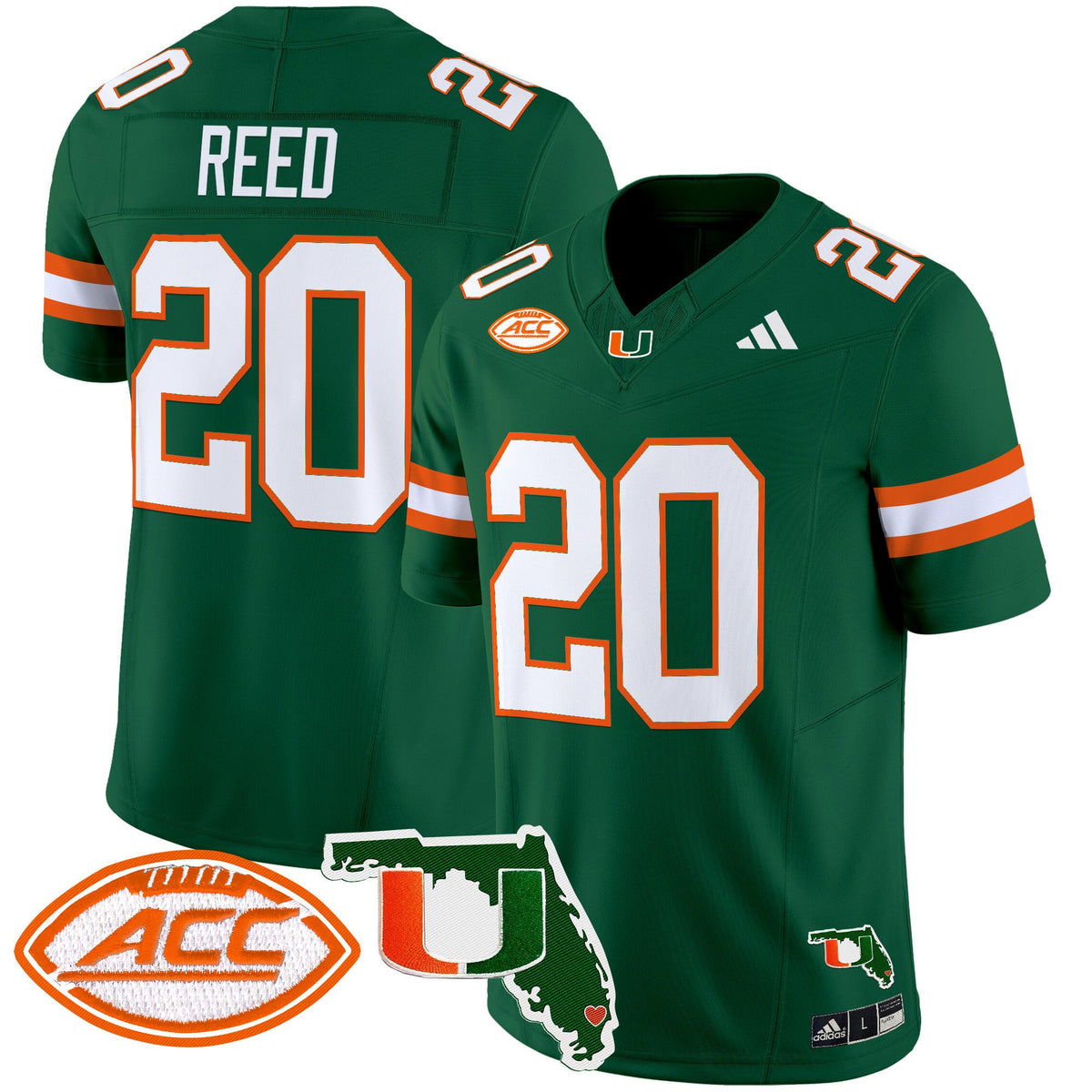 Men's Miami Hurricanes 2024 Florida Patch Vapor Limited Jersey - All Stitched - image 26