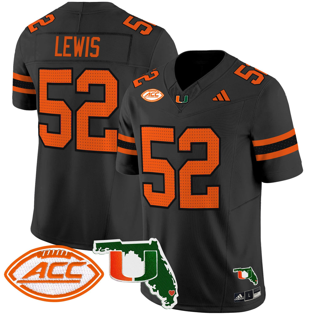 Men's Miami Hurricanes 2024 Florida Patch Vapor Limited Jersey - All Stitched - image 32