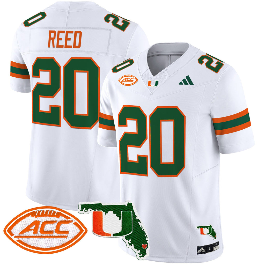 Men's Miami Hurricanes 2024 Florida Patch Vapor Limited Jersey - All Stitched - image 40