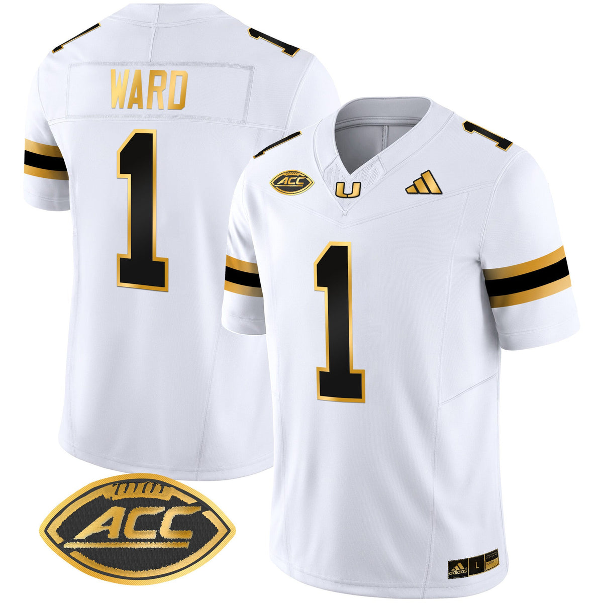 Men's Miami Hurricanes 2024 Gold Vapor Limited Jersey - All Stitched - image 15