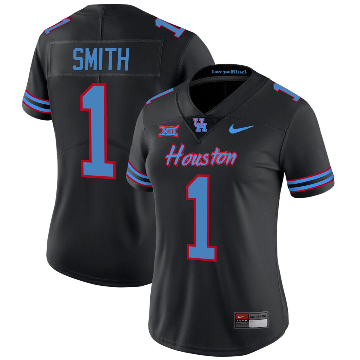 Women's Houston Cougars 2023 Oilers Inspired Vapor Jersey V5 - All Stitched - image 29