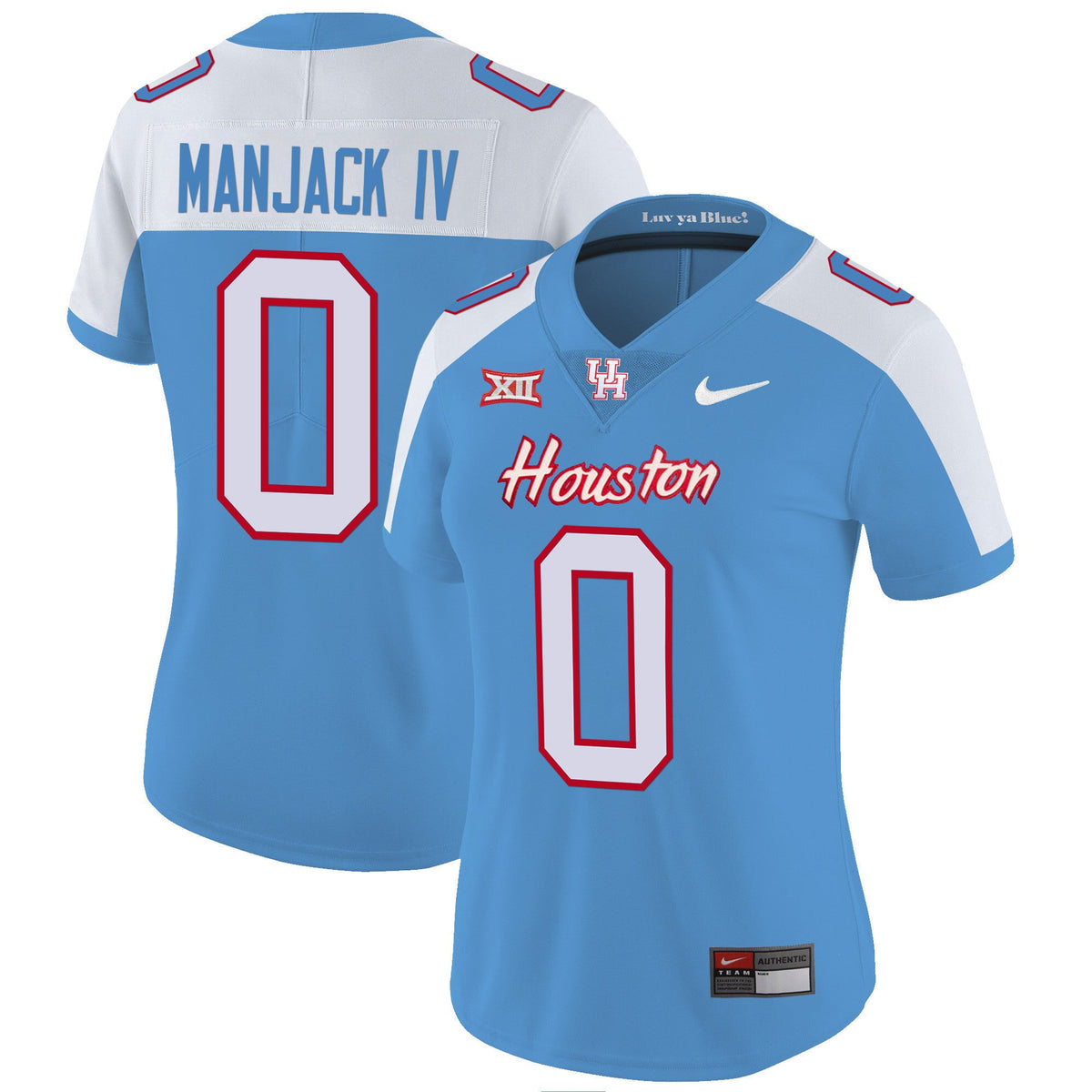 Women's Houston Cougars 2023 Oilers Inspired Vapor Jersey - All Stitched - image 13