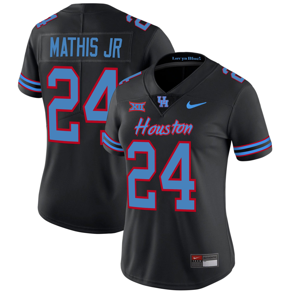 Women's Houston Cougars 2023 Oilers Inspired Vapor Jersey - All Stitched - image 24