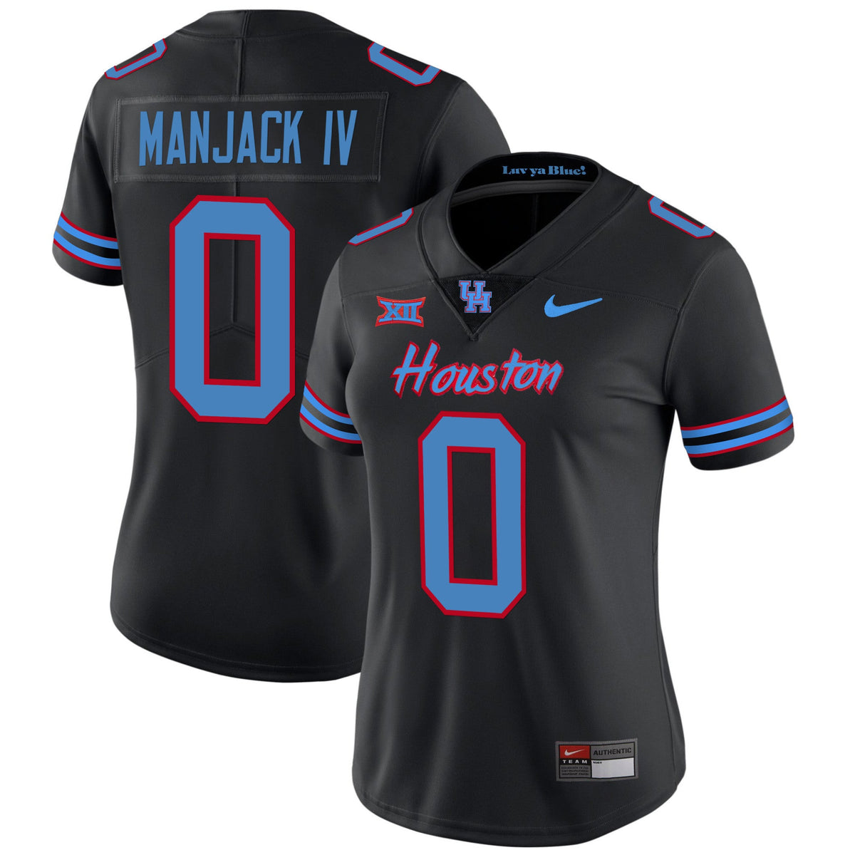 Women's Houston Cougars 2023 Oilers Inspired Vapor Jersey - All Stitched - image 27