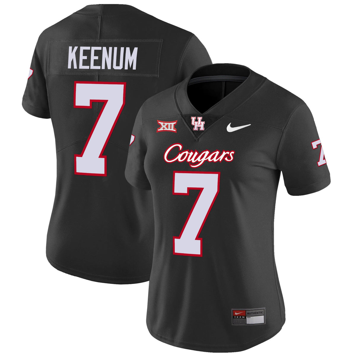 Women's Houston Cougars Oilers Inspired Vapor Jersey V4 - All Stitched - image 4