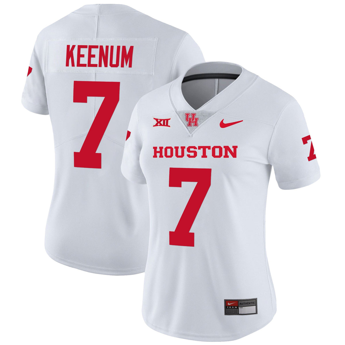 Women's Houston Cougars Oilers Inspired Vapor Jersey V4 - All Stitched - image 30
