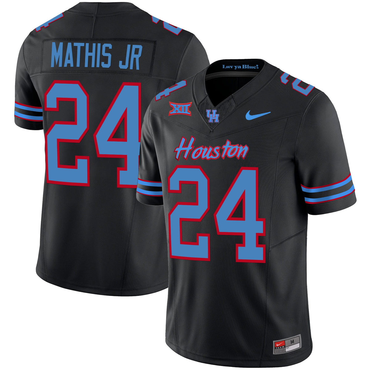Men's Houston Cougars 2023 Oilers Inspired Vapor Jersey V5 - All Stitched - image 31