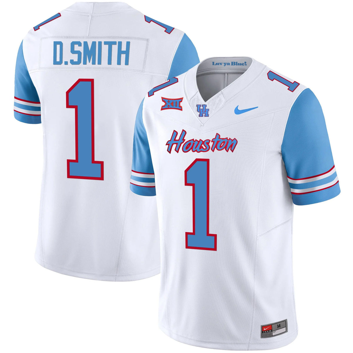 Men's Houston Cougars 2023 Oilers Inspired Vapor Jersey V5 - All Stitched - image 36